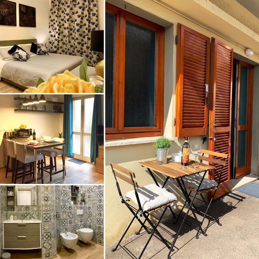Open The Classic Wooden Shutters At A Cozy City Nest Флоренция Екстериор снимка